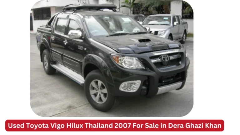 Used Toyota Vigo Hilux Thailand 2007 For Sale in Dera Ghazi Khan